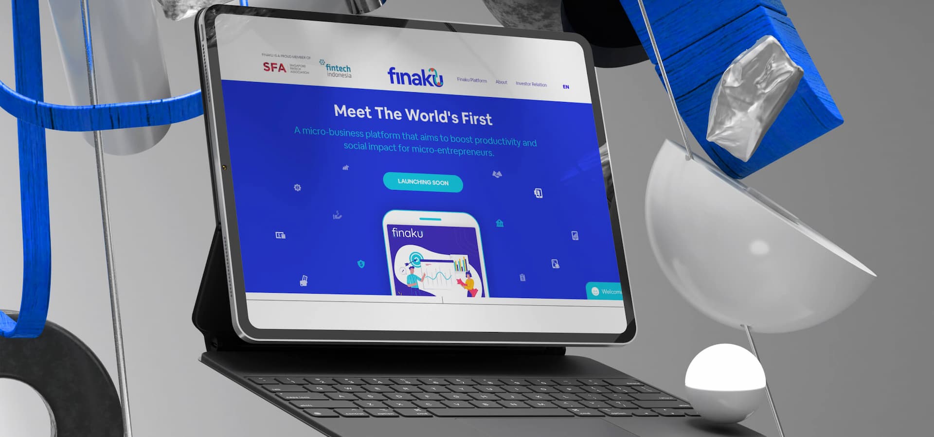 Our works with Finaku in software development project