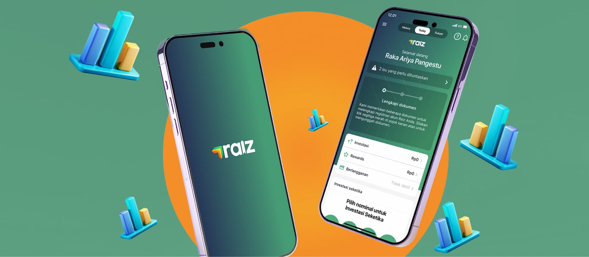 Our works with Raiz in software development project